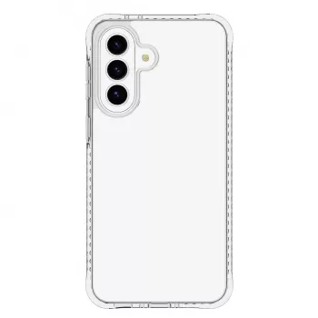 Cellularline Ultra Strong - Galaxy A37 itin apsaugantis permatomas dėklas su smūgius sugeriančiais kraštais ir integruotomis oro kameromis, sukurtas užtikrinti maksimalią apsaugą atsitiktinio kritimo atveju.