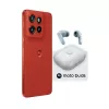 Motorola edge 60 neo + Moto Buds PG38C05749 16,1 cm (6,36 col.) Dual SIM Android 15 5G USB Type-C 8 GB 256 GB 5200 mAh raudona
