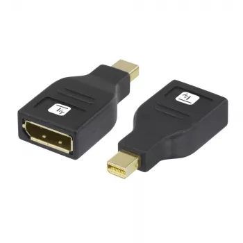 Techly IADAP DP-MDP2 laido jungčių adapteris DisplayPort Mini DisplayPort Juoda