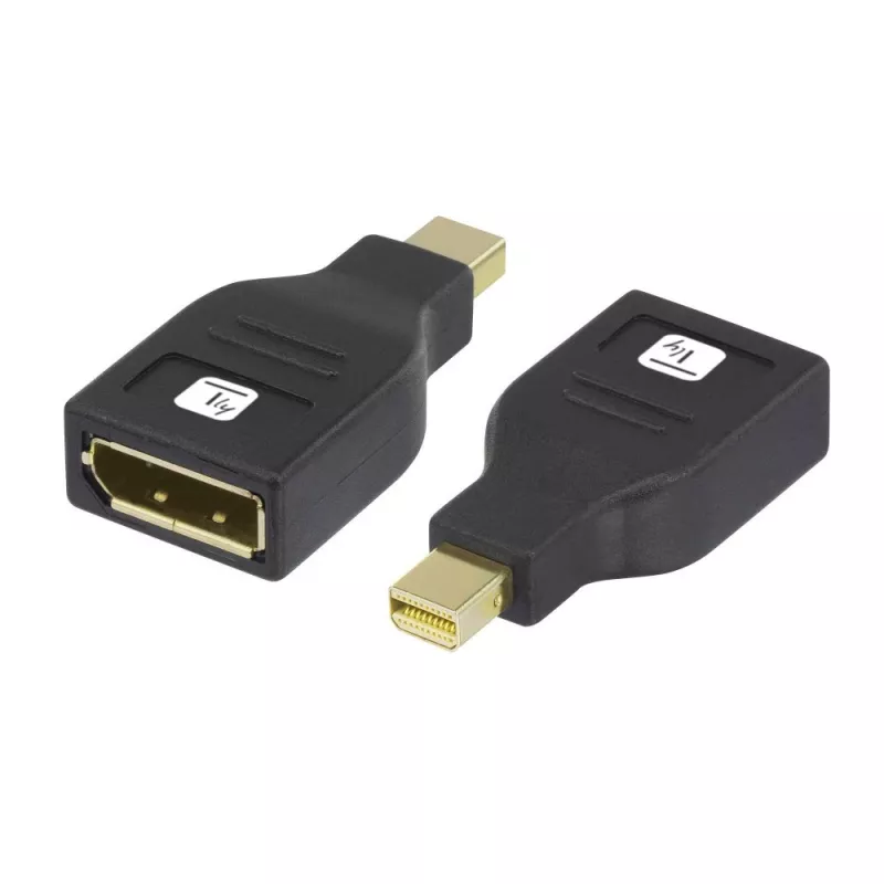 Techly IADAP DP-MDP2 laido jungčių adapteris DisplayPort Mini DisplayPort Juoda