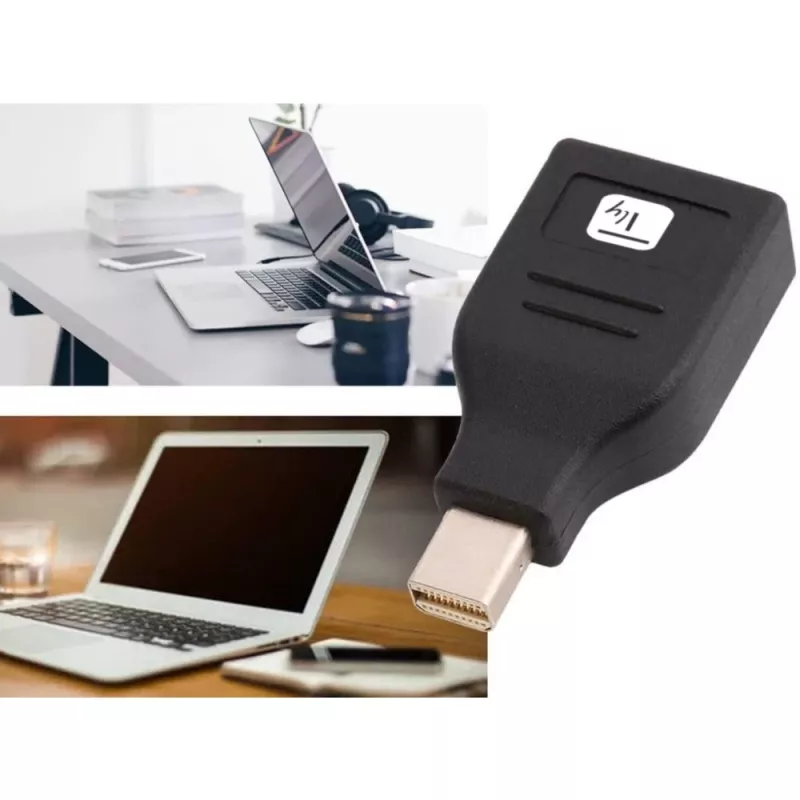 Techly IADAP DP-MDP2 laido jungčių adapteris DisplayPort Mini DisplayPort Juoda