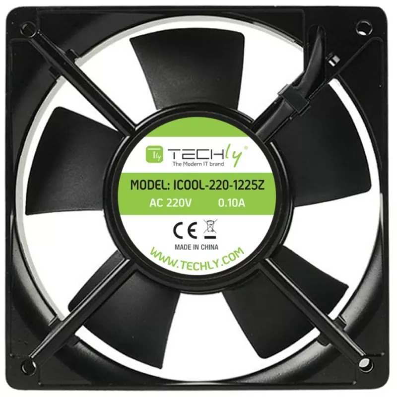 Techly ICOOL-220-1225Z kompiuterio aušinimo sistemos dalis / priedas Ventiliatoriaus modulis