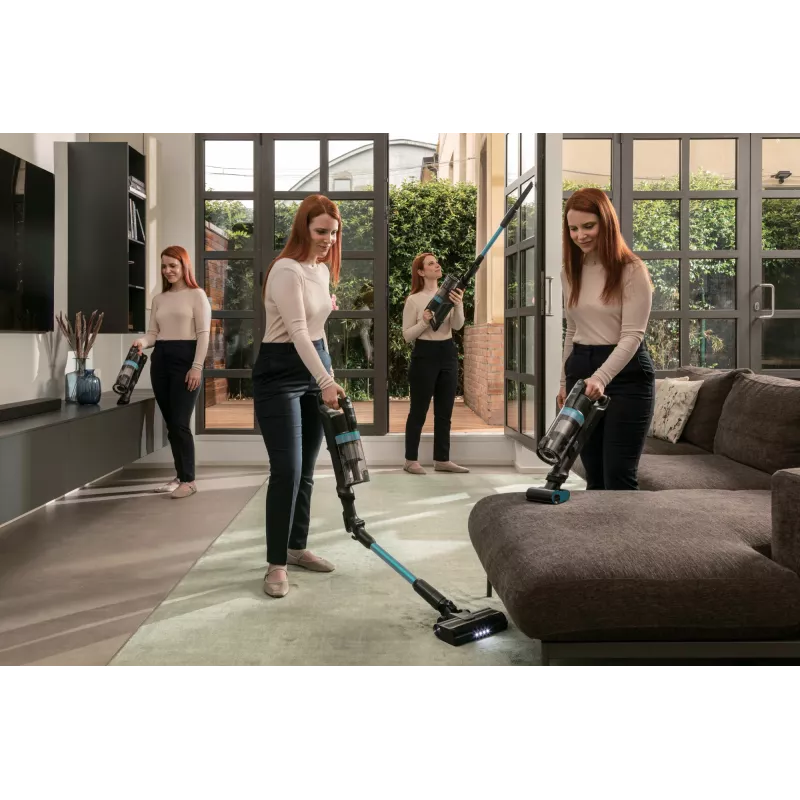 Hoover HF1P10PX 011 belaidis dulkių siurblys Baterija Sausas Putplastis, Mikrofiltras Be maišelio 0,7 L 165 W Juoda, Turkio 22 Ah