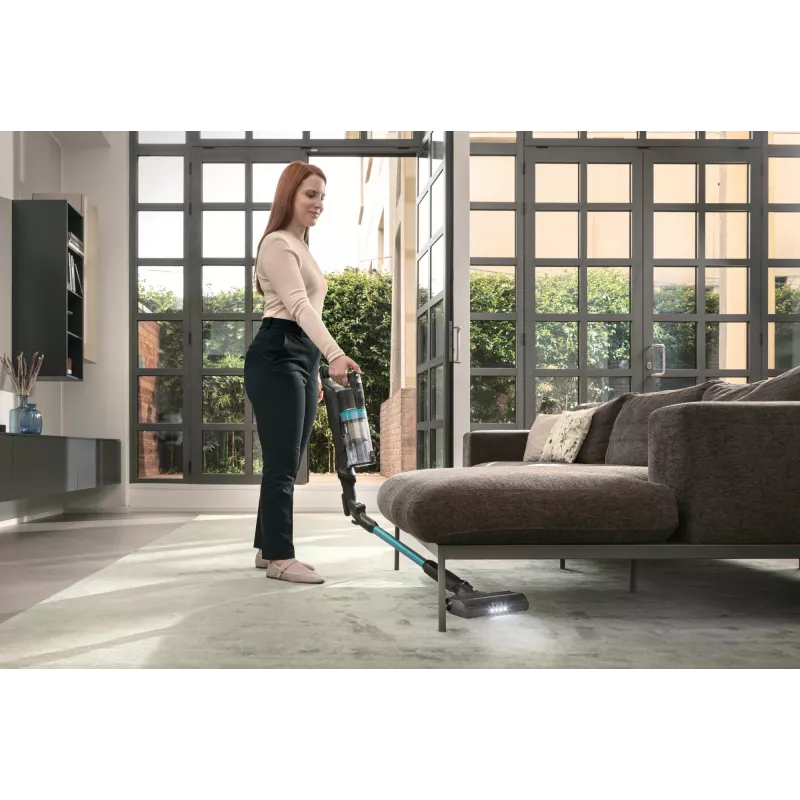 Hoover HF1P10PX 011 belaidis dulkių siurblys Baterija Sausas Putplastis, Mikrofiltras Be maišelio 0,7 L 165 W Juoda, Turkio 22 Ah