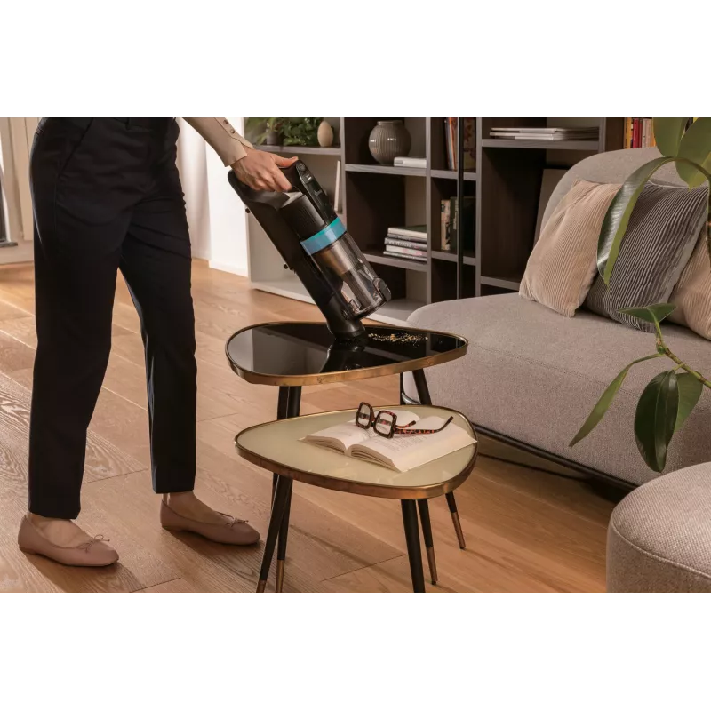 Hoover HF1P10PX 011 belaidis dulkių siurblys Baterija Sausas Putplastis, Mikrofiltras Be maišelio 0,7 L 165 W Juoda, Turkio 22 Ah