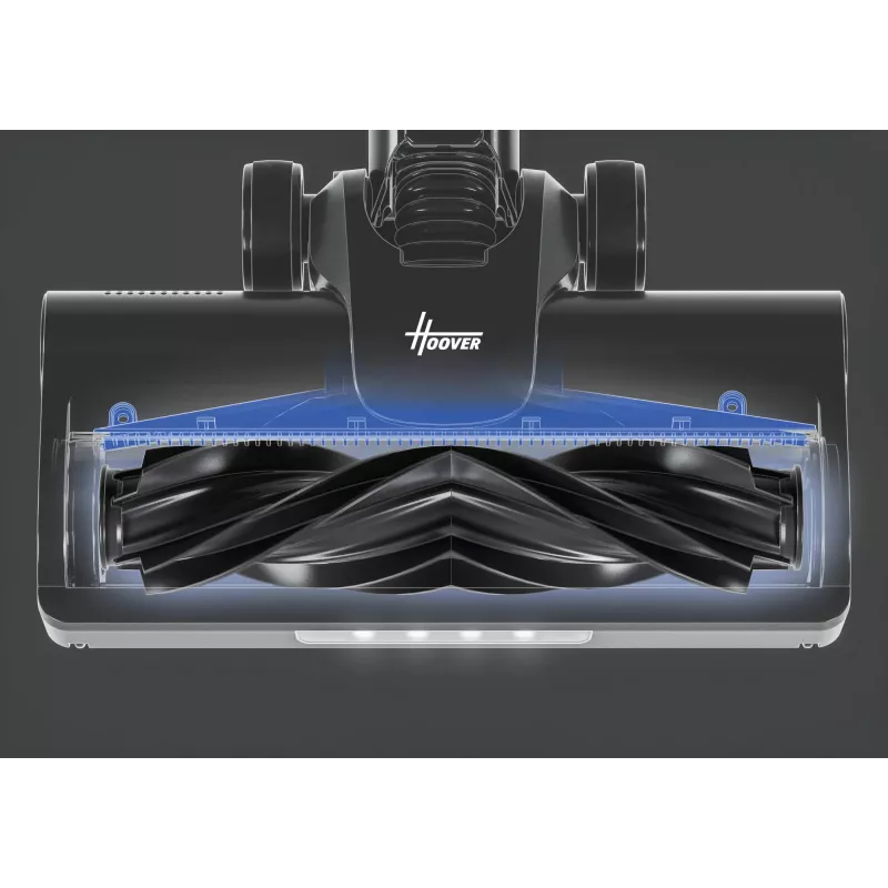 Hoover HF1P10PX 011 belaidis dulkių siurblys Baterija Sausas Putplastis, Mikrofiltras Be maišelio 0,7 L 165 W Juoda, Turkio 22 Ah