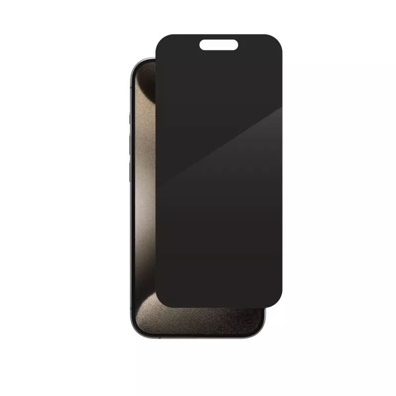 ZAGG InvisibleShield Glass Elite Privacy AM E Apple iPhone 15 Pro ekrano apsauga EN/FR