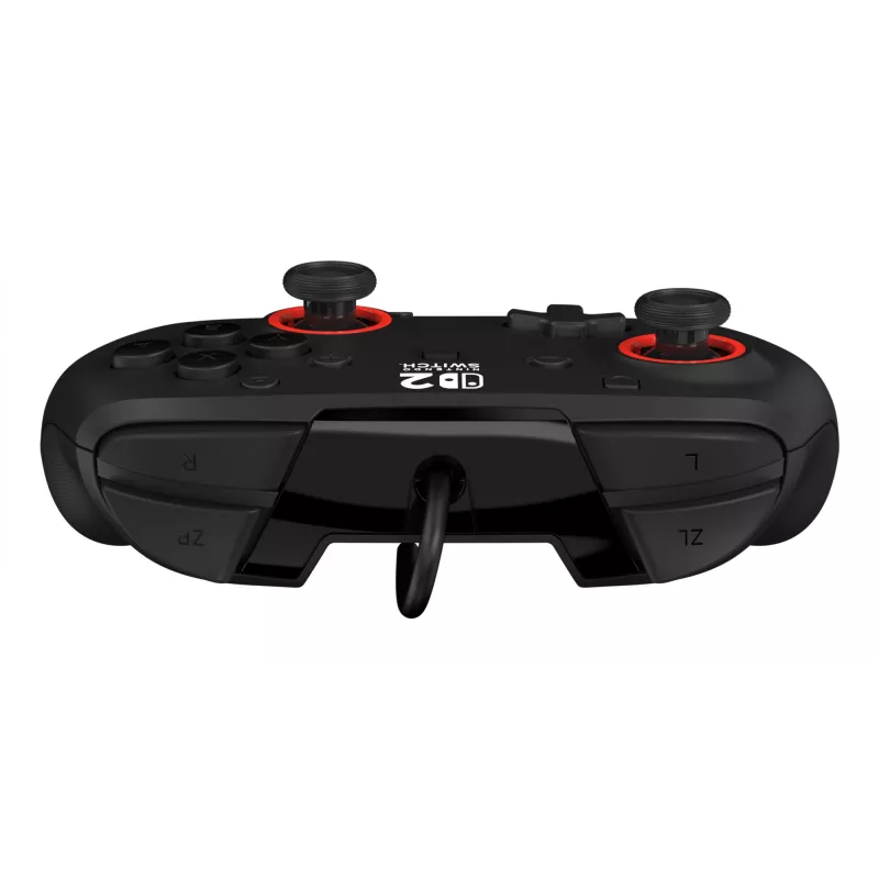 Laidinis žaidimų valdiklis „Turtle Beach Rematch“, skirtas „Nintendo Switch 2“ – USB‑C, 3 m laidas, atgalinis mygtukas, D‑pad, juodas