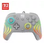 Laidinis RGB žaidimų valdiklis Turtle Beach Afterglow Wave pilkas — USB‑C, 3 m laidas, skirtas Nintendo Switch / Switch 2 / Switch OLED