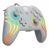 Laidinis RGB žaidimų valdiklis Turtle Beach Afterglow Wave pilkas — USB‑C, 3 m laidas, skirtas Nintendo Switch / Switch 2 / Switch OLED
