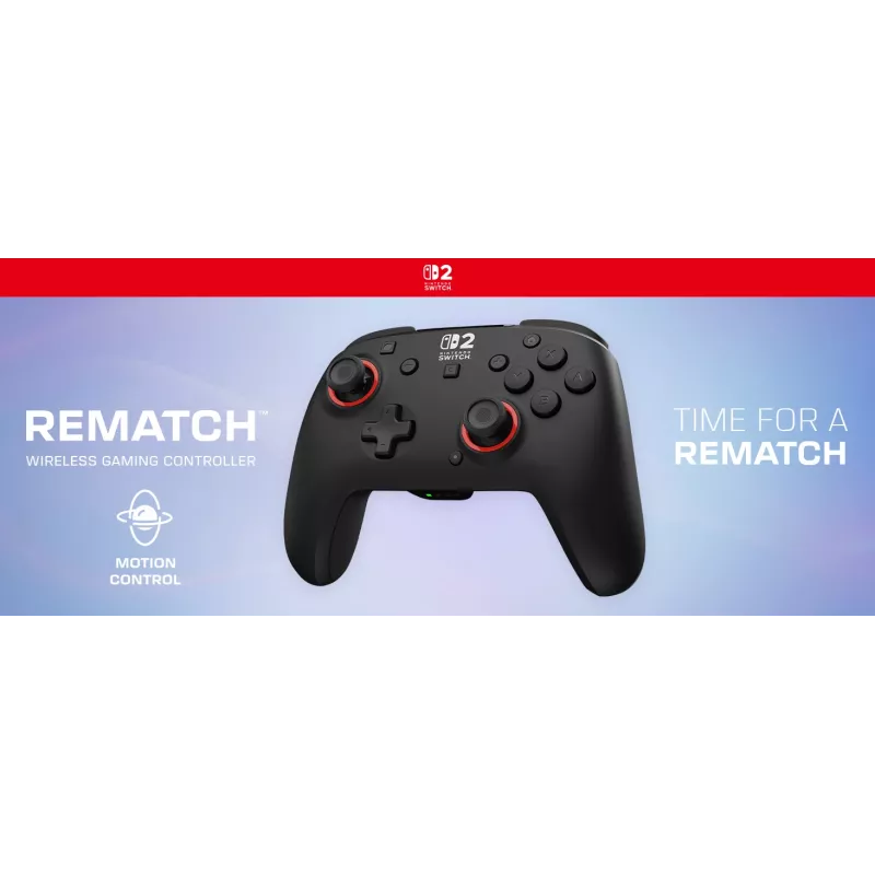 Turtle Beach Rematch Juoda belaidis žaidimų valdiklis. Oficialiai licencijuotas Nintendo Switch 2