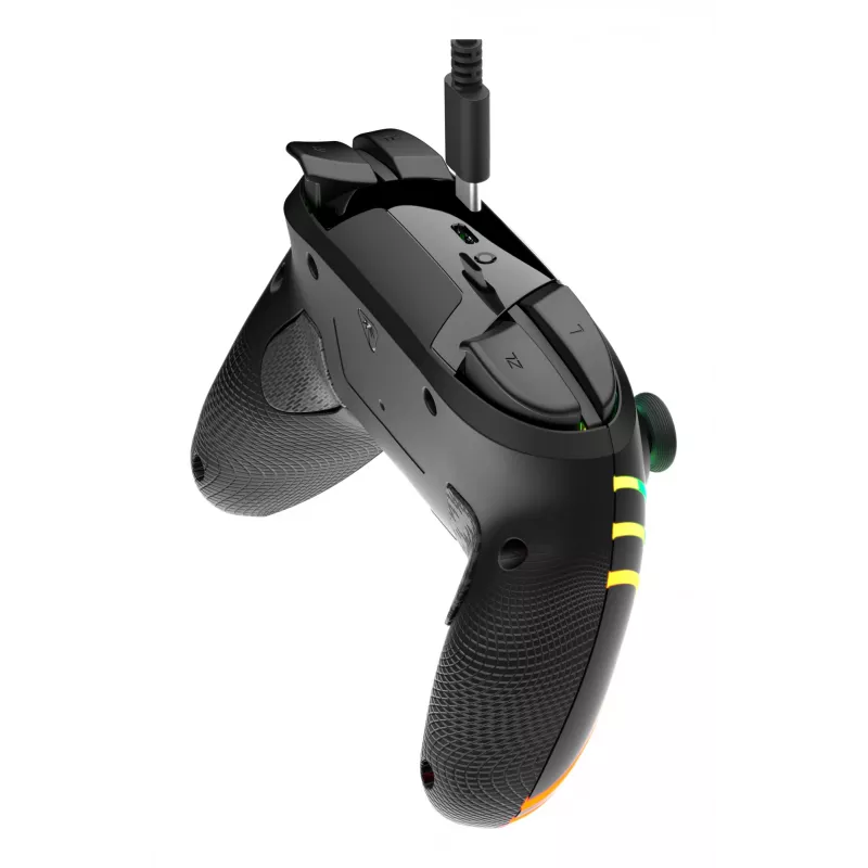 Belaidis RGB žaidimų valdiklis Turtle Beach Afterglow Wave Juoda, skirtas Nintendo Switch 2 – Bluetooth/USB-C, įmontuota baterija 20 val., 3 m laidas