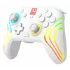 Belaidis RGB žaidimų valdiklis Turtle Beach Afterglow Wave baltas, skirtas Nintendo Switch 2, Bluetooth/USB-C, įmontuota baterija 20 val., 3 m laidas