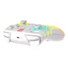 Belaidis RGB žaidimų valdiklis Turtle Beach Afterglow Wave baltas, skirtas Nintendo Switch 2, Bluetooth/USB-C, įmontuota baterija 20 val., 3 m laidas