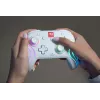 Belaidis RGB žaidimų valdiklis Turtle Beach Afterglow Wave baltas, skirtas Nintendo Switch 2, Bluetooth/USB-C, įmontuota baterija 20 val., 3 m laidas