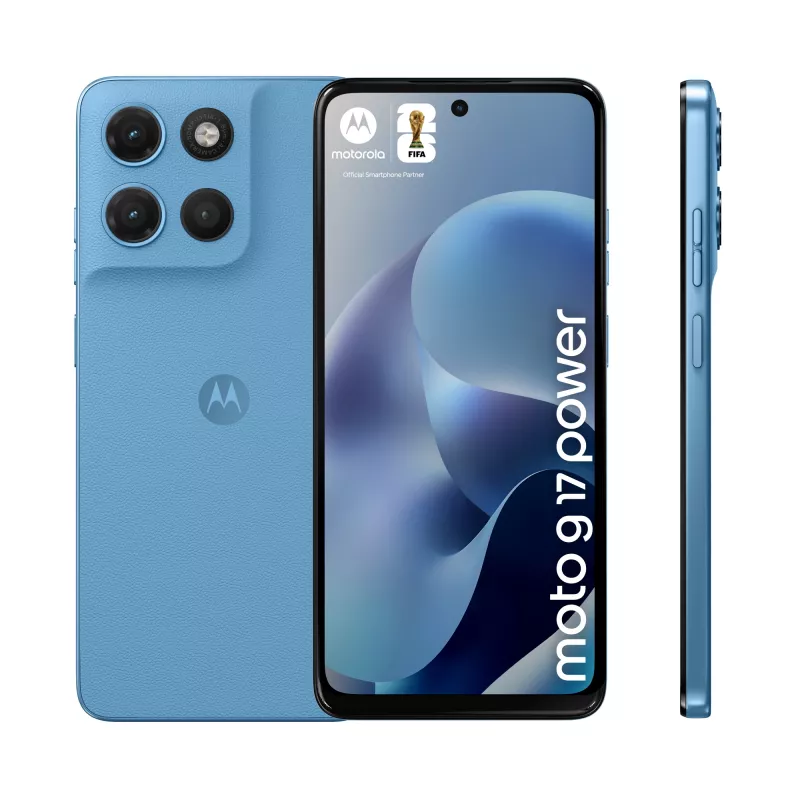 Motorola moto g17 power 17.1 cm (6.72 colio) hibridinis dviejų SIM kortelių Android 15 USB Type-C 8 GB 256 GB 6000 mAh mėlynas
