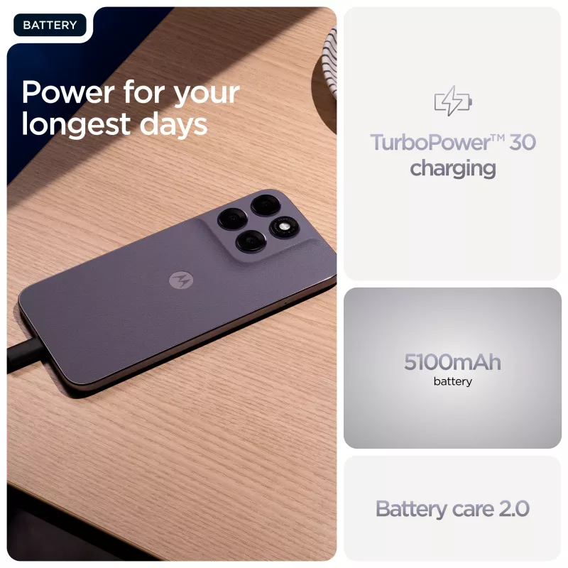 Motorola moto g67 17,3 cm (6,8 colių) hibridinis dviejų SIM „Android 16.0“ 5G USB-C 8 GB 256 GB 5200 mAh pilkas