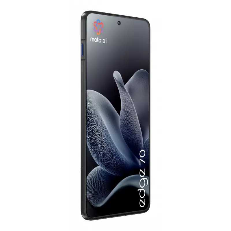 Išmanusis telefonas Motorola edge 70 — 6,7 colio (17 cm) OLED, Snapdragon 7 Gen 4, 8 GB RAM, 256 GB, Dual SIM, 5G, 4800 mAh, Pilka