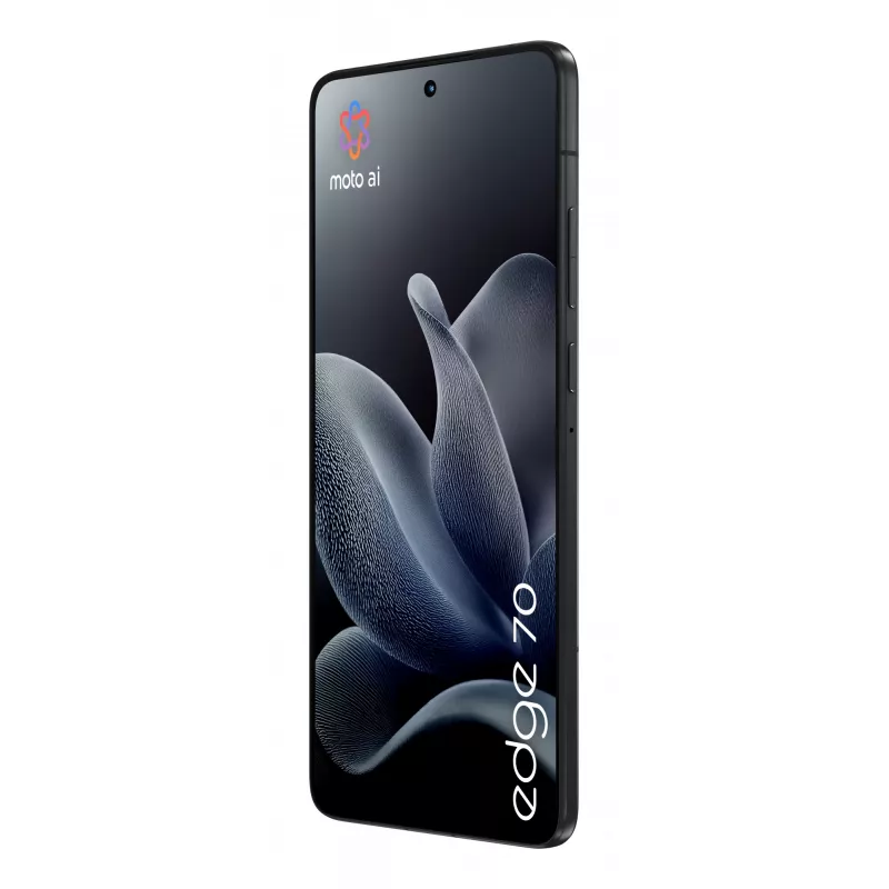 Išmanusis telefonas Motorola edge 70 — 6,7 colio (17 cm) OLED, Snapdragon 7 Gen 4, 8 GB RAM, 256 GB, Dual SIM, 5G, 4800 mAh, Pilka