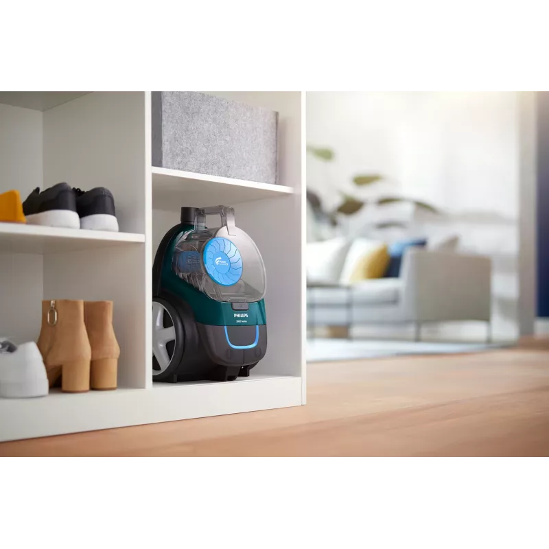 Philips 3000 series FC9334/09 dulkių siurblys 1,5 L Cilindrinis dulkių siurblys Sausas 900 W Be maišelio