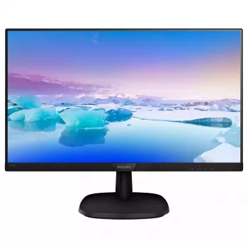 Philips V Line Full HD LCD monitor 243V7QDAB/00, 60,5 cm (23,8 col.), 1920 x 1080 pikselių, Full HD, LED, 4 ms, juodas
