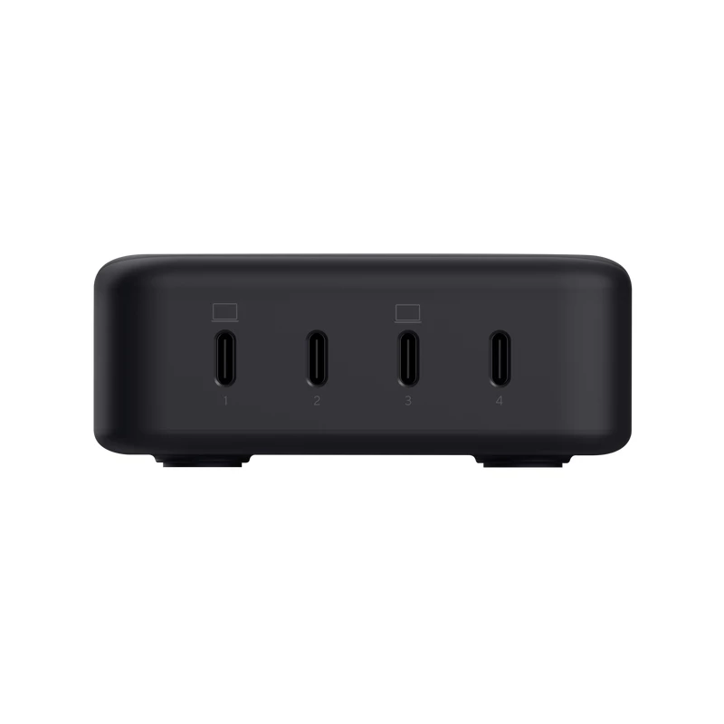AC Charger Trust Maxo Juoda 20V 4 USB Type-C Fast Charging