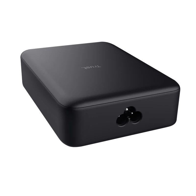 AC Charger Trust Maxo Juoda 20V 4 USB Type-C Fast Charging