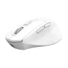 Belaidė dešiniarankė biuro pelė TRUST Niven — RF + Bluetooth, 3200 DPI, 7 mygtukai, ratukas, balta