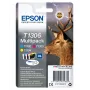 Epson Stag daugiapakė 3 spalvų T1306 DURABrite Ultra rašalas, žydra, purpurinė, geltona, pigmentinis rašalas, 10,1 ml, 1 vnt., kelių vnt. pakuotė