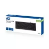 ACT verslo klaviatūra USB (Qwerty/US išdėstymas), pilno dydžio (100%), laidinė, USB, membraninė, QWERTY, juoda