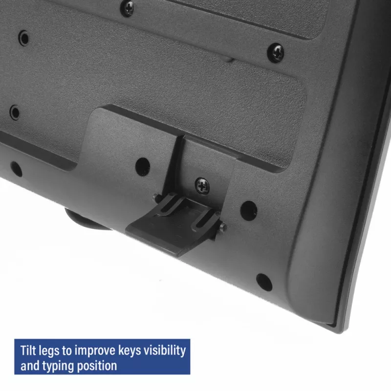 ACT verslo klaviatūra USB (Qwerty/US išdėstymas), pilno dydžio (100%), laidinė, USB, membraninė, QWERTY, juoda