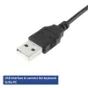 ACT verslo klaviatūra USB (Qwerty/US išdėstymas), pilno dydžio (100%), laidinė, USB, membraninė, QWERTY, juoda
