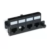 Adapteris ACT FA2057 4 keystone UTP, juodas