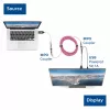 ACT DisplayPort į MTP/MPO adapterių rinkinys, skirtas pratęsti DisplayPort ryšį iki 8K@60Hz