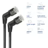 ACT tinklo kabelis DD1903 Cat6 U/FTP (STP) juodas, 3 m, RJ-45 į RJ-45, paauksuoti kontaktai