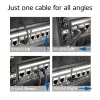 ACT DD1951 Cat6 U/FTP (STP) tinklo kabelis juodas 1,5 m su RJ-45 jungtimis, auksuotais kontaktais