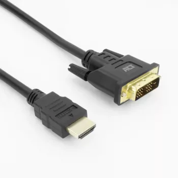 ACT AK3735 vaizdo kabelio adapteris 2 m HDMI A tipo (standartinis) DVI-D juodas