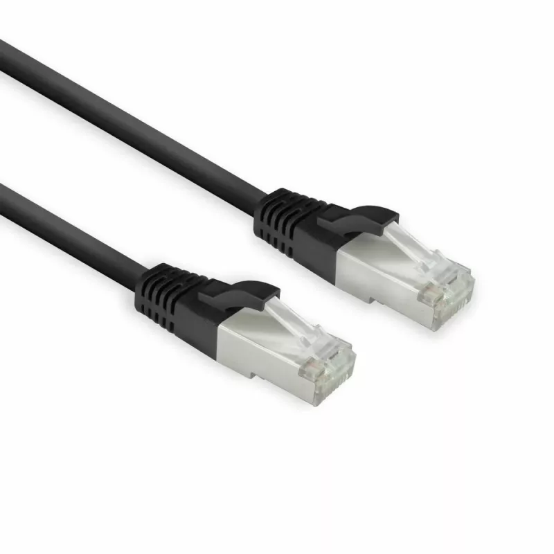 ACT FB8100 tinklo kabelis Juoda 0.5 m Cat8 U/FTP (STP)