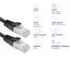 ACT FB8100 tinklo kabelis Juoda 0.5 m Cat8 U/FTP (STP)
