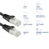 Tinklo kabelis ACT FB8102 Cat8 U/FTP (STP) juodas 2 m su RJ-45 jungtimis