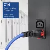 ACT maitinimo laidas C14 IEC Lock+ Dual Locking - C15 IEC Lock+ mėlynas 3 m, PC3878