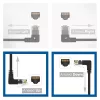 Tinklo kabelis ACT DD7952 Cat6a U/UTP juodas 0,25 m su RJ-45 jungtimis, paauksuotais kontaktais