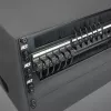 ACT juodas 2 m U/FTP CAT6A LSZH plonas komutacinis kabelis su RJ45 jungtimis 90° kampu žemyn tiesiai
