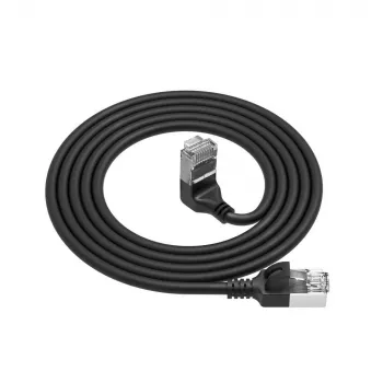 Tinklo komutacinis kabelis ACT DA4905 Cat6a U/FTP (STP) RJ-45 į RJ-45 Juodas 5 m