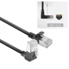 ACT DA4951 Cat6a U/FTP (STP) tinklo kabelis 1,5 m, RJ-45 į RJ-45, juodas, paauksuoti kontaktai