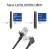 ACT DA4951 Cat6a U/FTP (STP) tinklo kabelis 1,5 m, RJ-45 į RJ-45, juodas, paauksuoti kontaktai