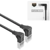 Tinklo kabelis ACT DA5903 Cat6a U/FTP (STP) 3 m, RJ-45 į RJ-45, auksuoti kontaktai, juodas