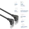 Tinklo kabelis ACT DA5903 Cat6a U/FTP (STP) 3 m, RJ-45 į RJ-45, auksuoti kontaktai, juodas