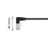 Tinklo kabelis ACT DA5903 Cat6a U/FTP (STP) 3 m, RJ-45 į RJ-45, auksuoti kontaktai, juodas