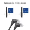 Tinklo kabelis ACT DA5903 Cat6a U/FTP (STP) 3 m, RJ-45 į RJ-45, auksuoti kontaktai, juodas